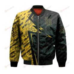Long Beach State 49ers Bomber Jacket 3D Printed Abstract Pattern Sport