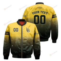 Long Beach State 49ers Fadded Bomber Jacket 3D Printed