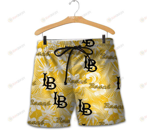 Long Beach State 49ers Men Shorts Tropical Seamless