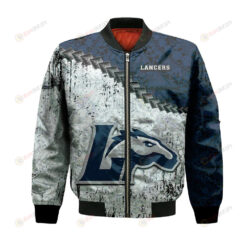 Longwood Lancers Bomber Jacket 3D Printed Grunge Polynesian Tattoo