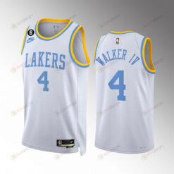 Lonnie Walker IV 4 2022-23 Los Angeles Lakers White Classic Edition Jersey