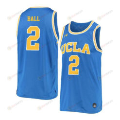 Lonzo Ball 2 UCLA Bruins Retro Elite Basketball Men Jersey - Blue