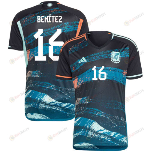 Lorena Ben?tez 16 Argentina Women's National Team 2023-24 World Cup Away Men Jersey