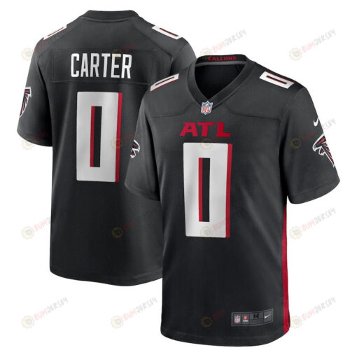 Lorenzo Carter 0 Atlanta Falcons Game Player Jersey - Black