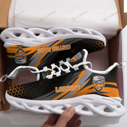 Lorient Logo Custom Name Pattern 3D Max Soul Sneaker Shoes