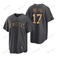 Los Angeles Angels Shohei Ohtani Charcoal 2022-23 All-Star Game Jersey