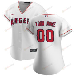 Los Angeles Angels Women's Home Custom Jersey - White