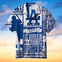 Los Angeles Baseball Team 1958 ??3D Printed Hawaiian Shirt