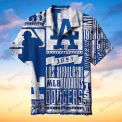 Los Angeles Baseball Team 1958 Hawaiian Shirt