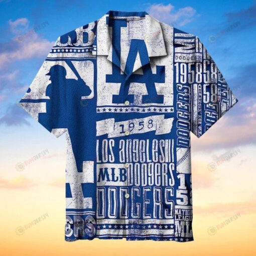 Los Angeles Baseball Team 1958 Hawaiian Shirt