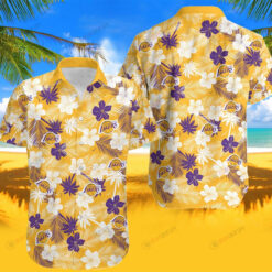 Los Angeles Basketball Team Summer ??3D Printed Hawaiian Shirt Set