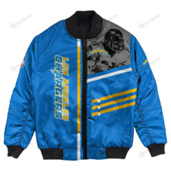 Los Angeles Chargers Bomber Jacket 3D Printed Personalized Football For Fan