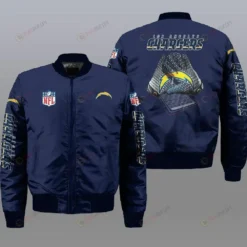 Los Angeles Chargers Bomber Jacket - Navy Blue