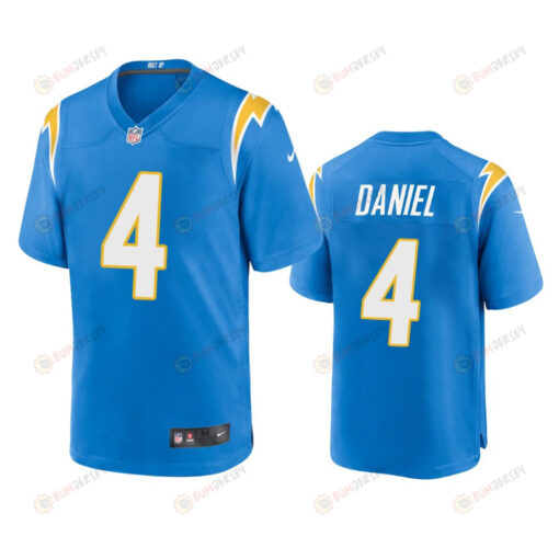 Los Angeles Chargers Chase Daniel 4 Powder Blue Game Jersey