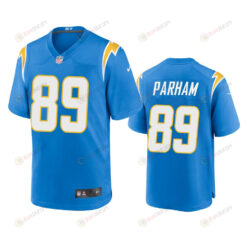 Los Angeles Chargers Donald Parham 89 Powder Blue Game Jersey