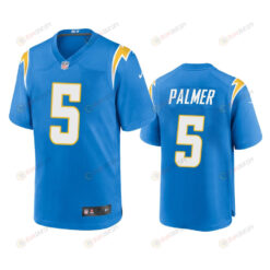 Los Angeles Chargers Josh Palmer 5 Powder Blue Game Jersey
