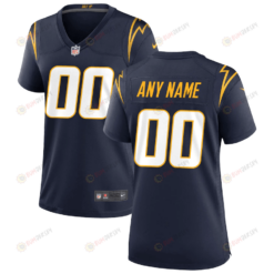 Los Angeles Chargers Women's Alternate Custom Game Jersey - Navy