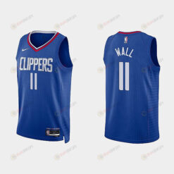 Los Angeles Clippers 11 John Wall 2022-23 Icon Edition Blue Men Jersey