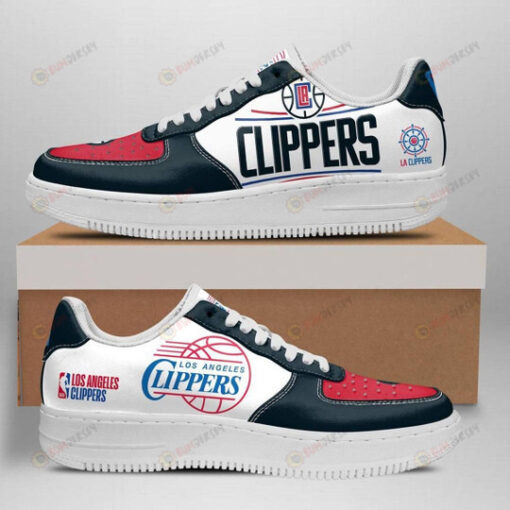 Los Angeles Clippers Logo Pattern Air Force 1 Printed