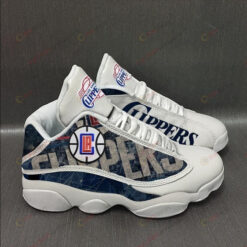 Los Angeles Clippers Pattern Air Jordan 13 Shoes Sneakers