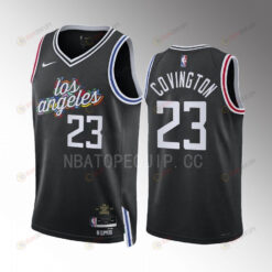 Los Angeles Clippers Robert Covington 23 2022-23 City Edition Black Jersey Swingman