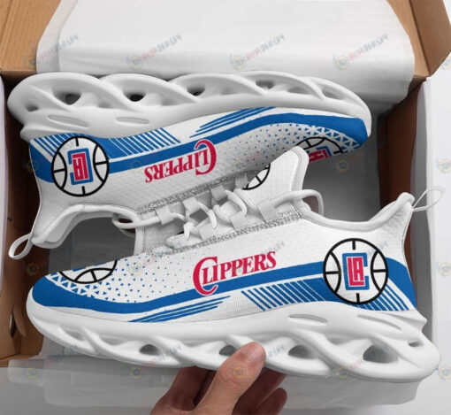 Los Angeles Clippers Team Logo 3D Max Soul Sneaker Shoes