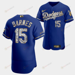 Los Angeles Dodgers Austin Barnes Royal Jersey 15 Golden Diamond 2022-23-23 Uniform