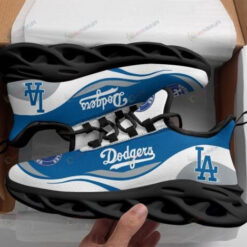 Los Angeles Dodgers Blue White 3D Max Soul Sneaker Shoes