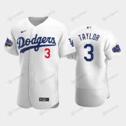 Los Angeles Dodgers Chris Taylor 3 Home White 2022-23 All-Star Game Jersey