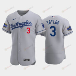 Los Angeles Dodgers Chris Taylor 3 Road Gray 2022-23 All-Star Game Jersey