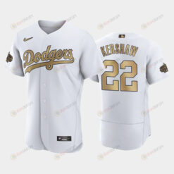Los Angeles Dodgers Clayton Kershaw 22 2022-23 All-Star Game White Jersey