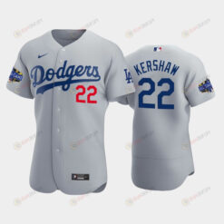 Los Angeles Dodgers Clayton Kershaw 22 Alternate Gray 2022-23 All-Star Game Jersey