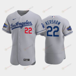 Los Angeles Dodgers Clayton Kershaw 22 Road Gray 2022-23 All-Star Game Jersey