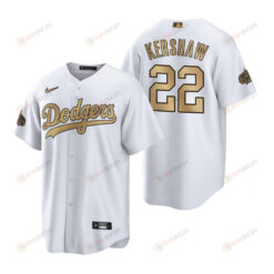 Los Angeles Dodgers Clayton Kershaw White 2022-23 All-Star Game Jersey