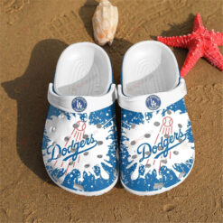 Los Angeles Dodgers Crocs Crocband Clog Comfortable Water Shoes For Fan - AOP Clog