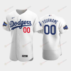 Los Angeles Dodgers Custom 00 Home White 2022-23 All-Star Game Jersey