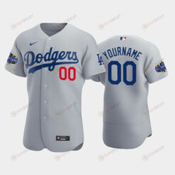 Los Angeles Dodgers Custom Alternate Gray 2022-23 All-Star Game Jersey