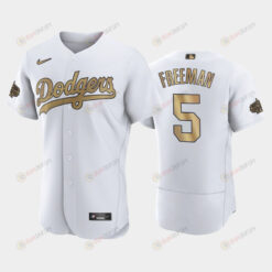 Los Angeles Dodgers Freddie Freeman 5 2022-23 All-Star Game White Jersey