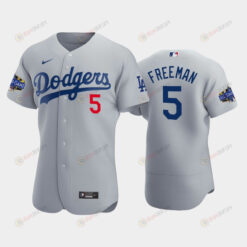 Los Angeles Dodgers Freddie Freeman 5 Alternate Gray 2022-23 All-Star Game Jersey