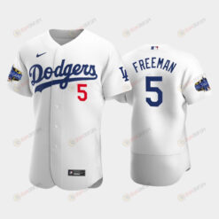 Los Angeles Dodgers Freddie Freeman 5 Home White 2022-23 All-Star Game Jersey