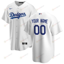 Los Angeles Dodgers Home Custom Men Jersey - White