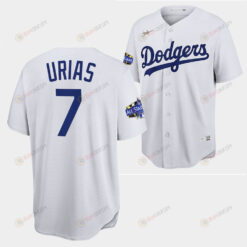 Los Angeles Dodgers Julio Urias White Jersey 7 2022-23 All-Star Uniform