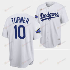 Los Angeles Dodgers Justin Turner White Jersey 10 2022-23 All-Star Uniform