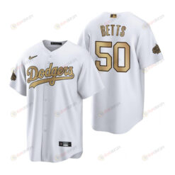 Los Angeles Dodgers Mookie Betts White 2022-23 All-Star Game Jersey