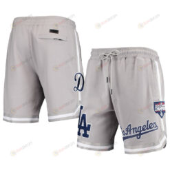 Los Angeles Dodgers Team Logo Shorts - Gray
