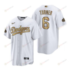 Los Angeles Dodgers Trea Turner White 2022-23 All-Star Game Jersey