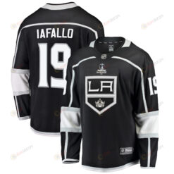 Los Angeles Kings Alex Iafallo 19 Home 2022 Stanley Cup Playoffs Breakaway Men Jersey - Black