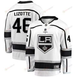 Los Angeles Kings Blake Lizotte 46 Away 2022 Stanley Cup Playoffs Breakaway Men Jersey - White