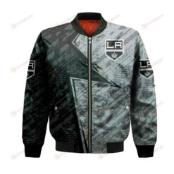 Los Angeles Kings Bomber Jacket 3D Printed Abstract Pattern Sport