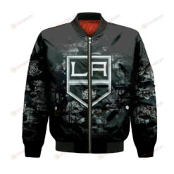 Los Angeles Kings Bomber Jacket 3D Printed Camouflage Vintage